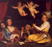 Gerrit van Honthorst The Concert oil on canvas